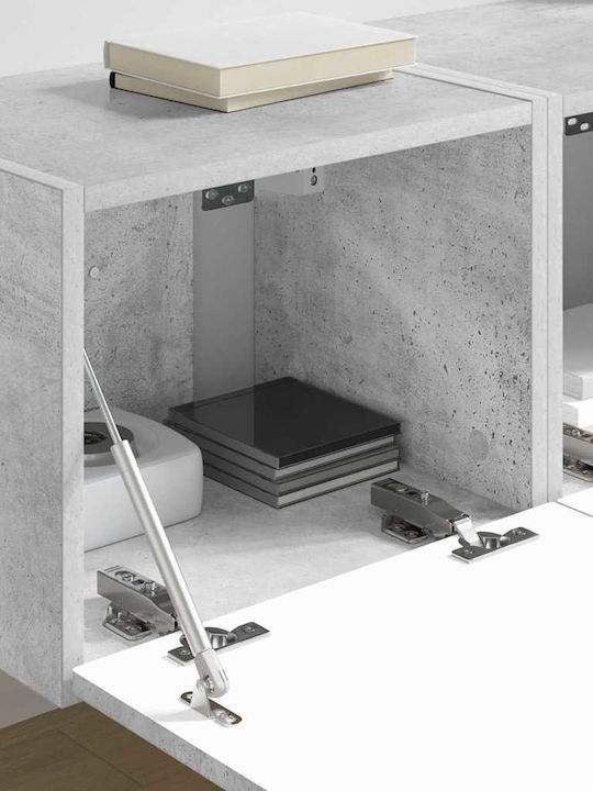 Living Room TV Unit Concrete L60xW31xH29.5cm