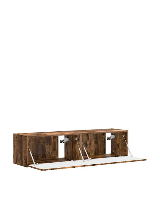 Living Room TV Unit Smoked Oak L60xW31xH29.5cm