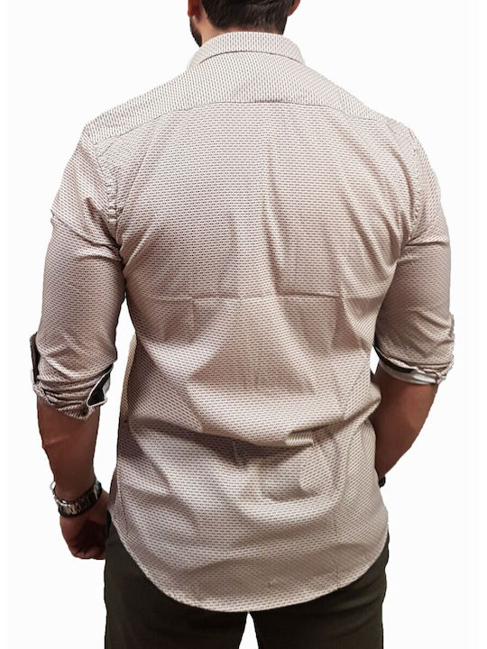 Langärmlig Hemd Beige