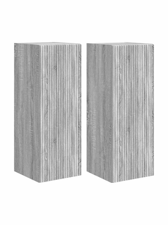 Wohnzimmer TV-Einheit Γκρίζο Σονομα L30xB31xH80cm