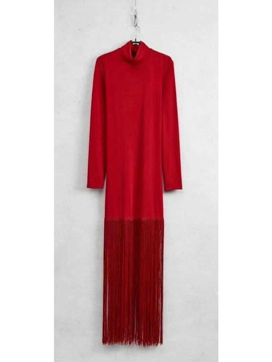 Maxi Damenkleid für Hochzeit - Taufe Rot