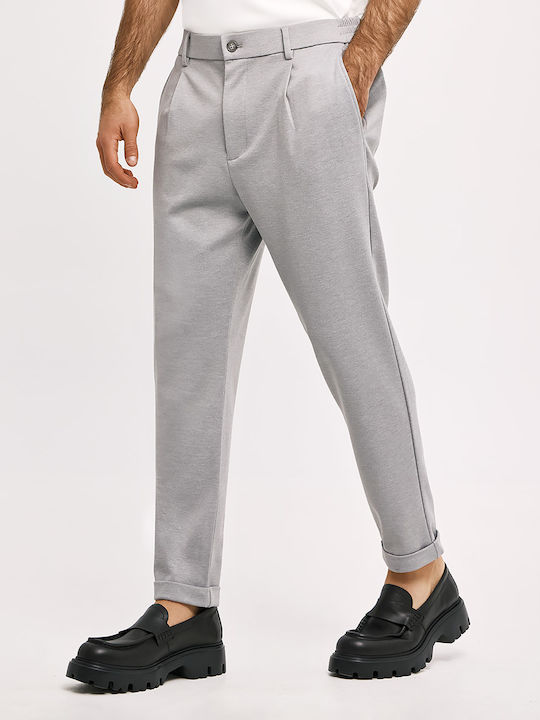 Pantalon Bărbați Elastic Gri