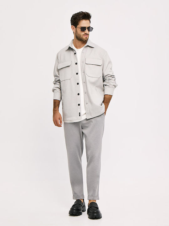 Pantalon Bărbați Elastic Gri