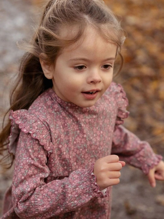 Girls Dress Long Sleeve Floral Rouge