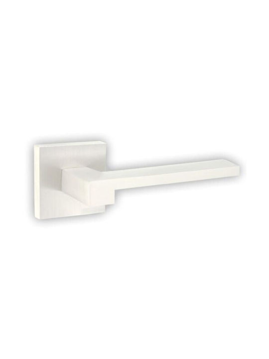 Perfect Handles Hebel Vordertür mit Rosette Links mit Rosette Checkmate Black