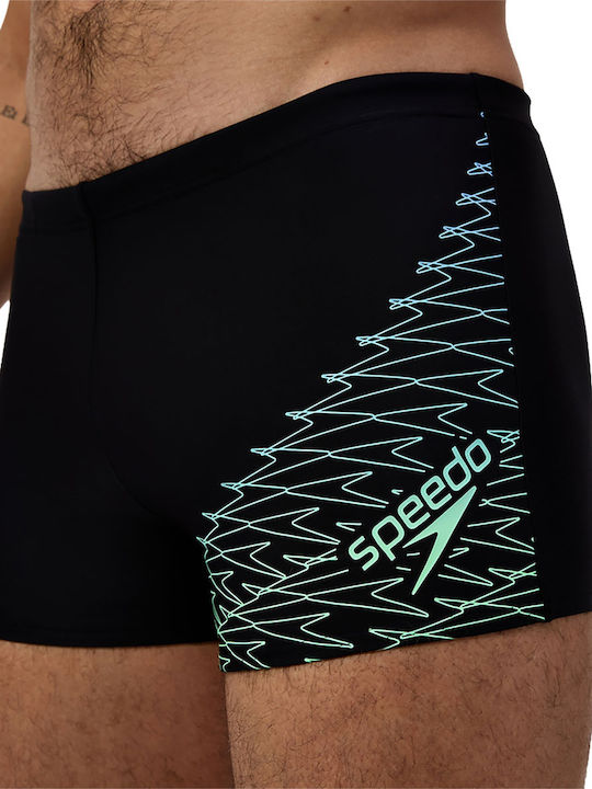 Medley Logo Aquashort Men's Swimwear Shorts Black With Patterns