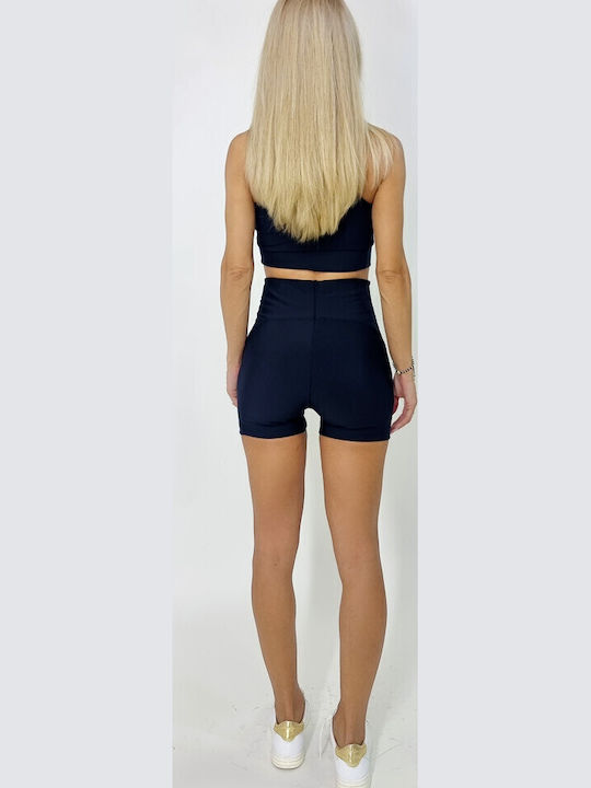 Schulung Set mit Leggings-Shorts Black