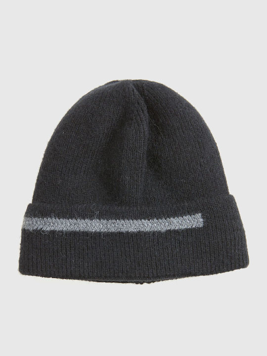 Beanie Γυναικείος Σκούφος Πλεκτός σε Μαύρο χρώμα