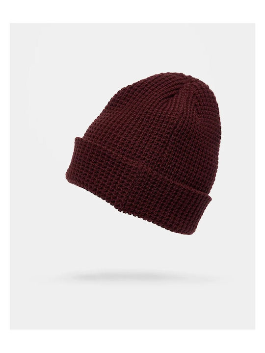 Beanie Ανδρικός Σκούφος με Rib Πλέξη σε Γκρι χρώμα