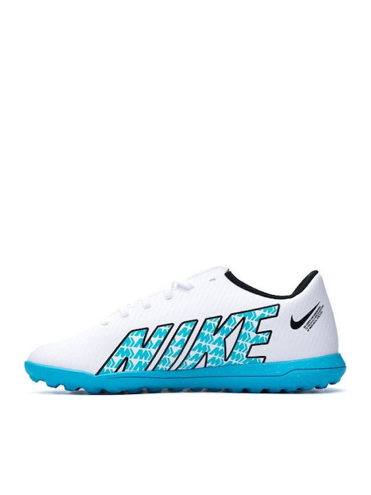 Nike Mercurial Vapor 15 Club TF Παιδικά Ποδοσφαιρικά Παπούτσια με Σχάρα White / Pink Blast / Baltic Blue Nike Mercurial Vapor 15 Club TF Παιδικά Ποδοσφαιρικά Παπούτσια με Σχάρα White / Pink Blast / Baltic Blue