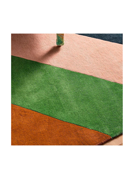 Harlequin Lucrat manual Covor Rectangular Din lână Green-multi
