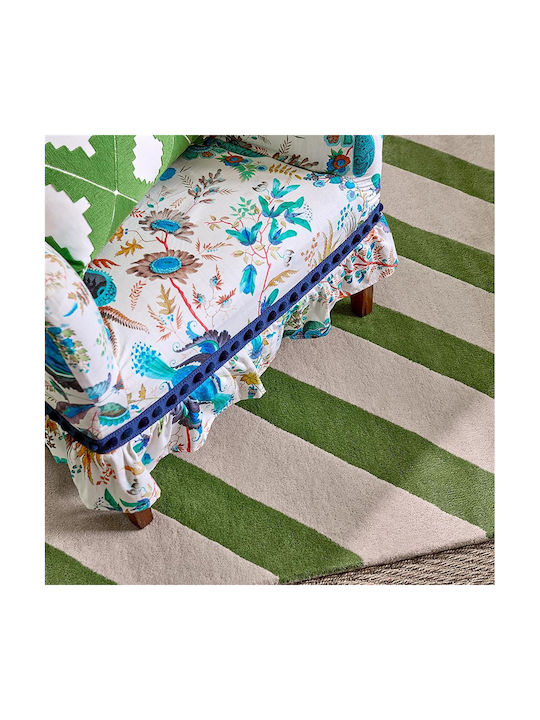 Harlequin Χειροποίητο Χαλί Ορθογώνιο Μάλλινο Green-white 140x200cm