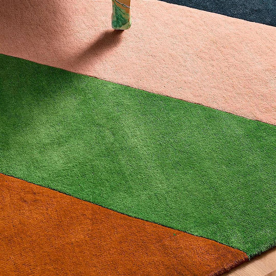 Harlequin Χειροποίητο Χαλί Ορθογώνιο Μάλλινο Emerald/amber 170x240cm