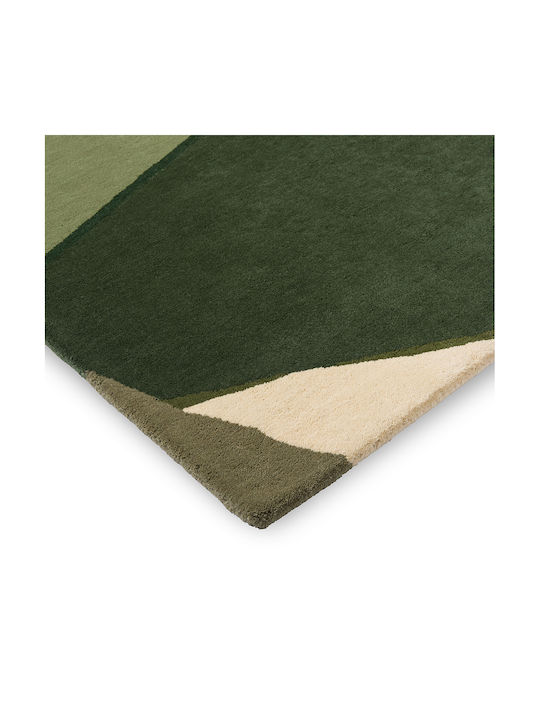Harlequin Χειροποίητο Χαλί Ορθογώνιο Green-beige 140x200cm