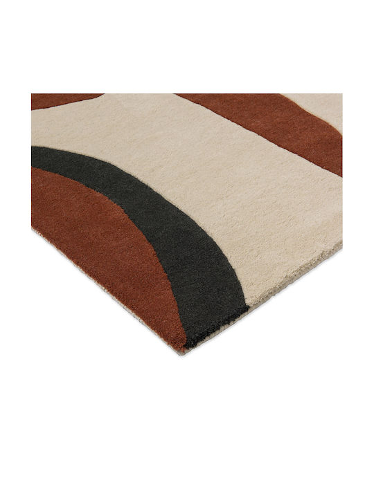 Harlequin Χειροποίητο Χαλί Ορθογώνιο Μάλλινο Walnut-white 140x200cm