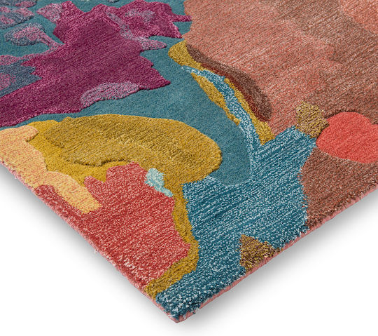 Harlequin Χειροποίητο Χαλί Ορθογώνιο Μάλλινο Pink-multi 140x200cm