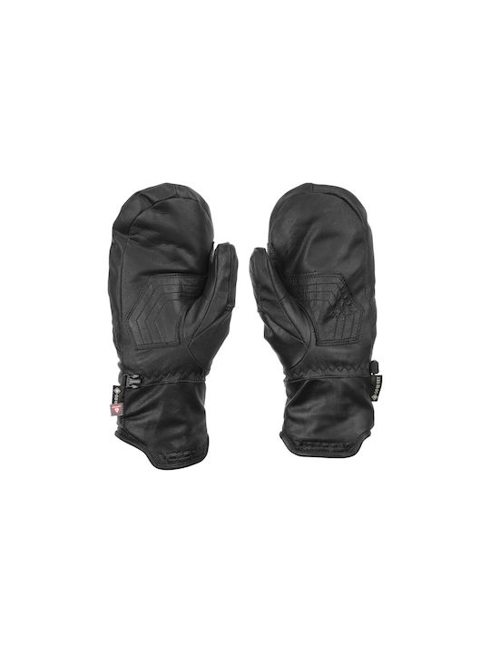 Volcom Gaaas Mittens Ανδρικά Γάντια Σκι & Snowboard με Μεμβράνη Gore-Tex Μαύρα