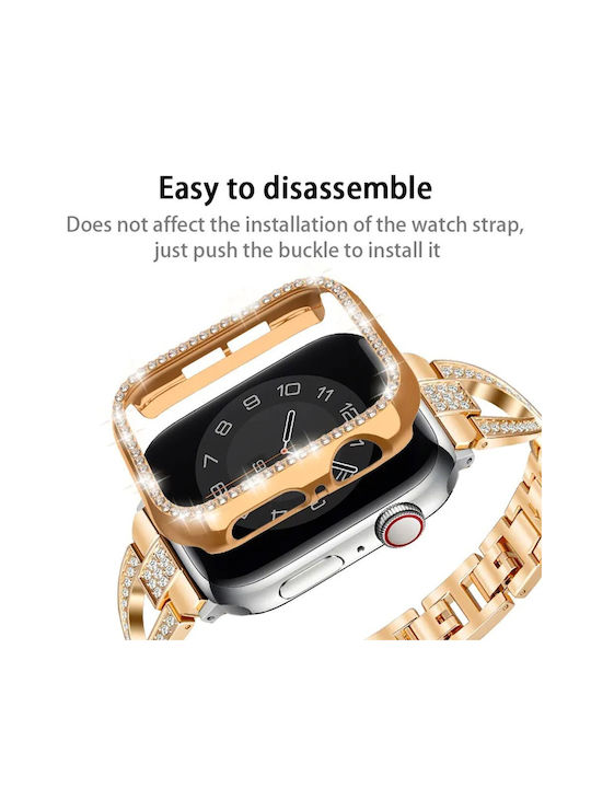 Sonique Πλαστική Θήκη σε Ροζ Χρυσό χρώμα για Apple Watch 1/2/3 38 mm