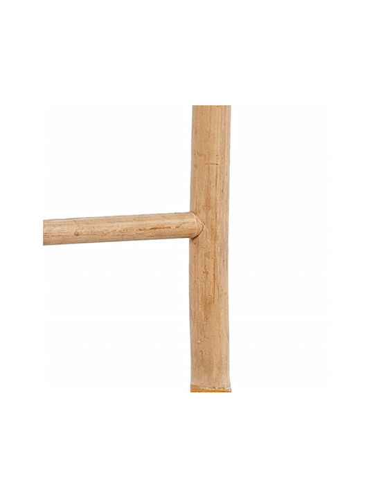 vidaXL Σκάλα Μπάνιου 6 Θέσεων Επιτοίχια ​50x190cm Ασημί