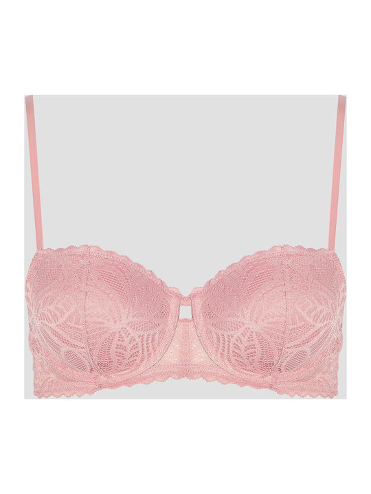 Balconette Pink Sutien cu căptușeală ușoară & cu Baloane