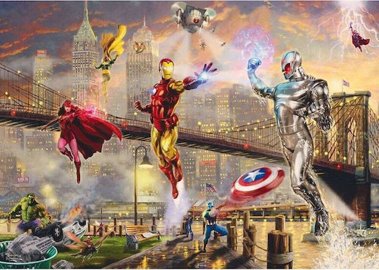 Thomas Kinkade Iron Man Marvel G Puzzle 2D 1000pcs