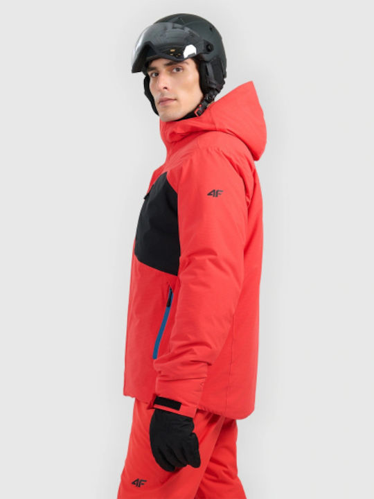 4F M0791 Men's Ski & Snowboard Jacket Red 4FWAW25TTJAM0791-62S