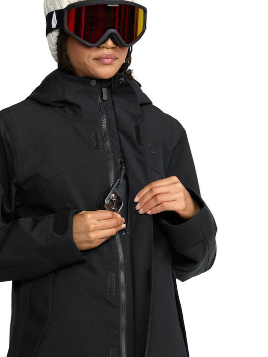 Volcom Insulated H0452607-BLK Женско Яке за Ски и Сноуборд Черен