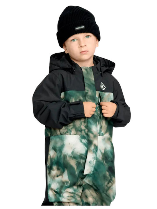 Volcom II0452600-GRN Παιδική Ολόσωμη Φόρμα Σκι & Snowboard Πράσινη