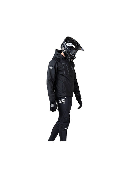 Kenny Männer Fahrrad-Windjacke Langarm Schwarz
