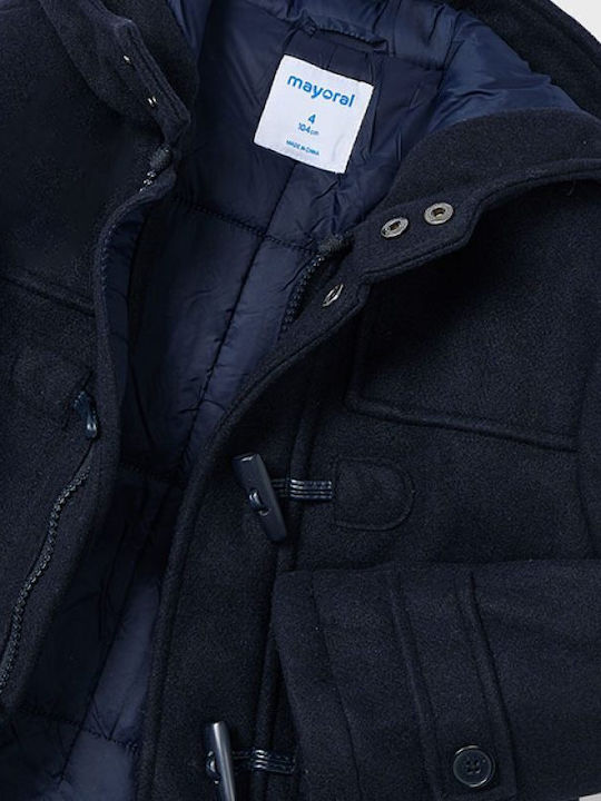 Kids' Coat Montgomery with Lining & Hood Blue