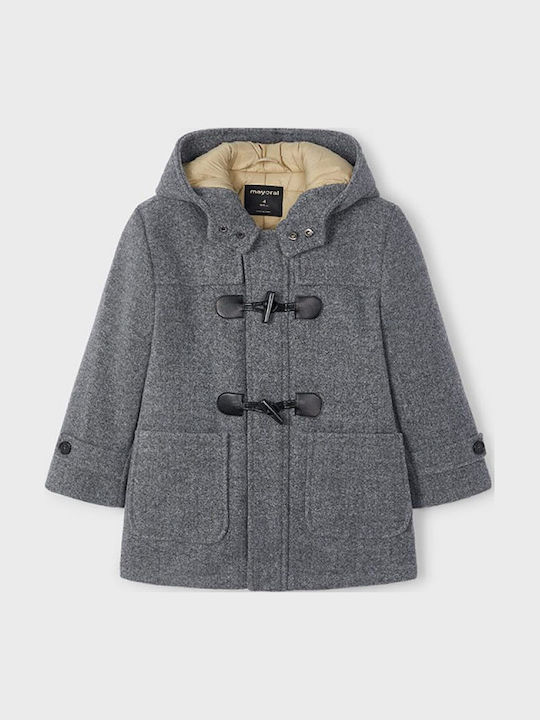 Kids' Coat Montgomery Long with Hood Ash