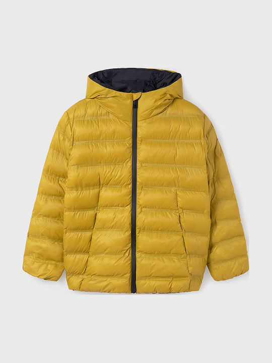 Kids' Casual Jacket with Hood Yellow