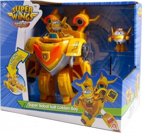 Action Figure Super Wings SUPER PET ROBOT SUIT GOLDEN BOY