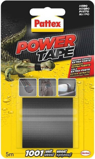 Pattex Power Tape Self-Adhesive Fabric Tape Green 50mmx5m 1pcs