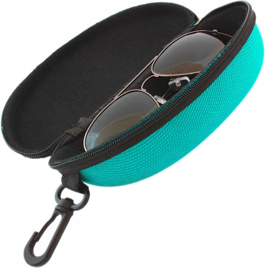 Glasses Case Zola Universal Soft Lining 17x8.5 Cm Turquoise