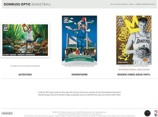 2024/25 Panini Donruss Optic Basketball International Hobby Box