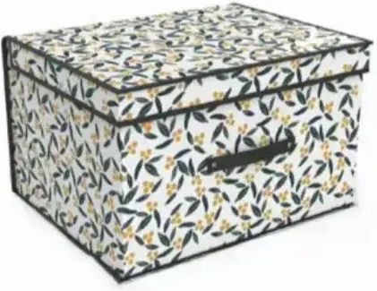 Tpster Текстил Кутия за съхранение с капак 60x40x30см 1бр