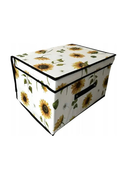 Tpster Fabric Storage Box with Lid 41x35x20cm