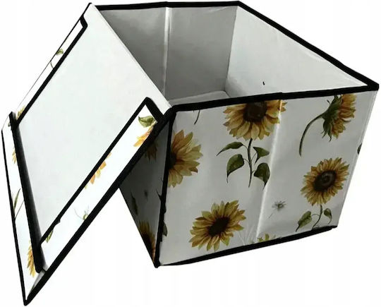 Tpster Stoff Aufbewahrungsbox mit Deckel 70x40x30cm 1Stück