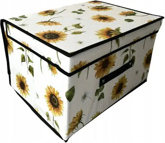 Tpster Stoff Aufbewahrungsbox mit Deckel 70x40x30cm 1Stück