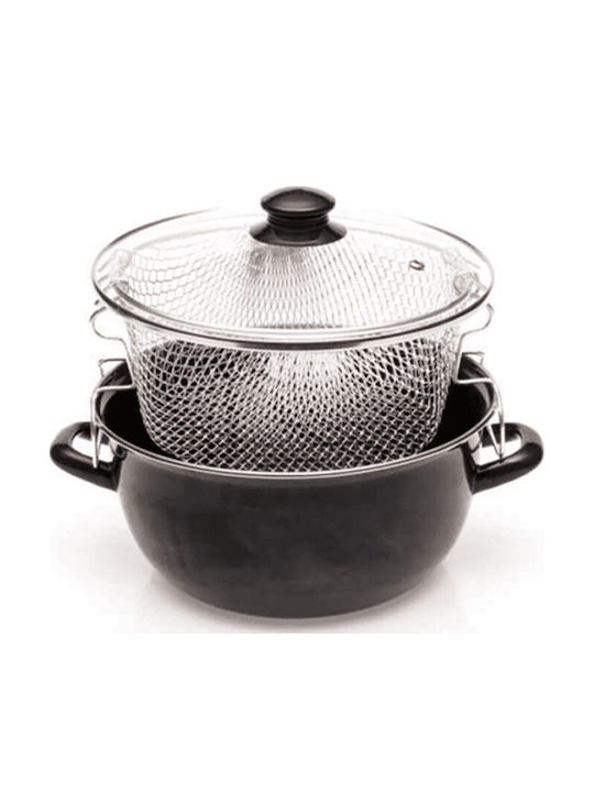 Homestyle Κατσαρόλα Φριτέζα από Αλουμίνιο 24cm