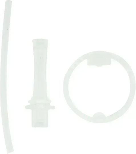 Marcus & Marcus Silicone Baby Replacement Straw Tritan for 12+ months Transparent