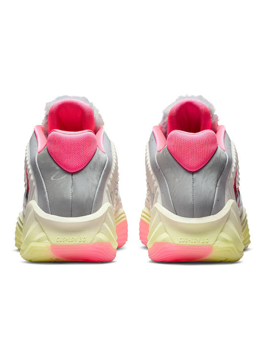 Giannis Freak 7 High Basketball Shoes Wolf Grey / Smoke Grey / Digital Pink / Metallic Silver