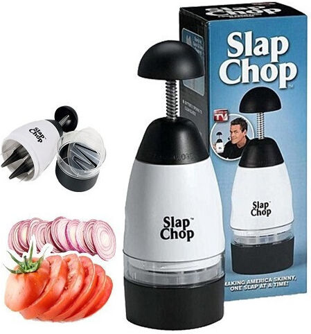 Slap Chop Πολυκόπτης Λαχανικών από Ανοξείδωτο Ατσάλι