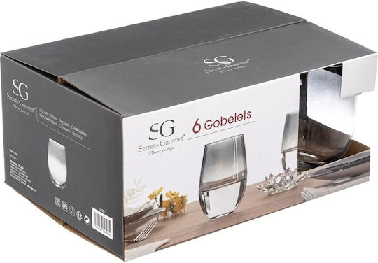 Sauvage Set de Pahare Apă din Sticlă 540ml 6buc