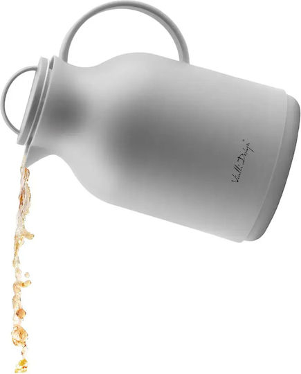 Vialli Design Amo Кана Термос Пластмасов Без BPA 1л Сив