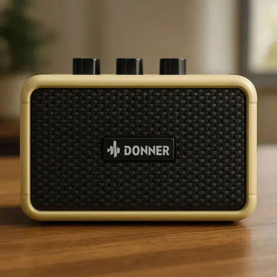 Donner Set Chitară Electrică Neagră cu Husă