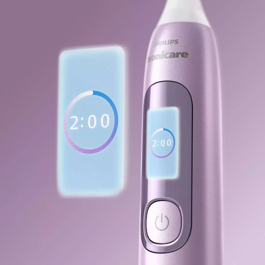 Philips Sonicare Periuță de dinți electrică cu Senzor de Presiune și Husă de Călătorie Roz