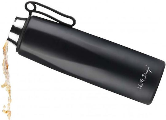 Vialli Design Fuori Sticlă Termos Plastic 500ml Negru