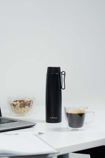 Vialli Design Fuori Sticlă Termos Plastic 500ml Negru
